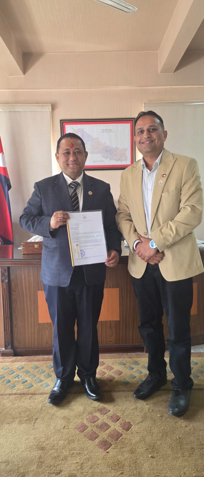 Courtesy Call Paid on Hon. Foreign Minister Shishir Khanal on 03 April 2026 photo